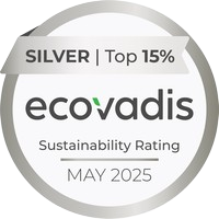 Médaille Silver EcoVadis 2025 attribuée à PLB pour sa démarche RSE